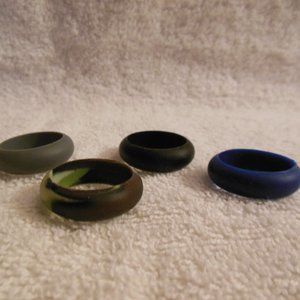 Set of 4 silicone rings